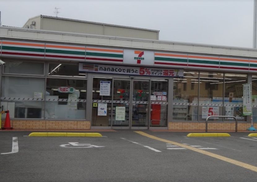 コンビニ　セブンイレブン 大阪南恩加島4丁目店（コンビニ）まで300m