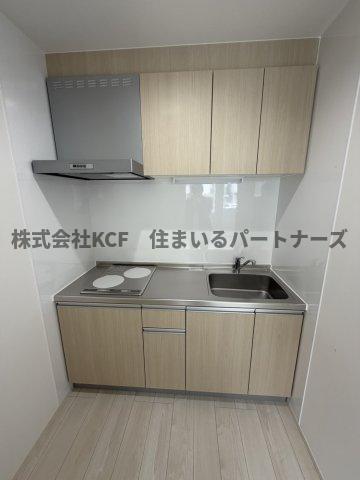 キッチン　コンパクトなキッチンで掃除もラクラク