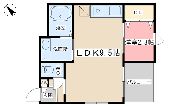 REGALEST山科椥辻の間取り写真