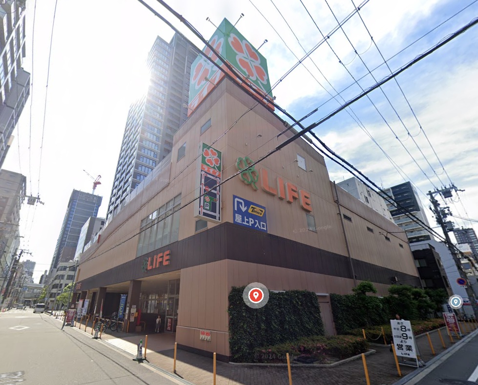 スーパー　ライフ堺筋本町店（スーパー）まで680m