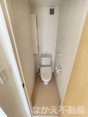 トイレ　ゆったりとした空間のトイレです