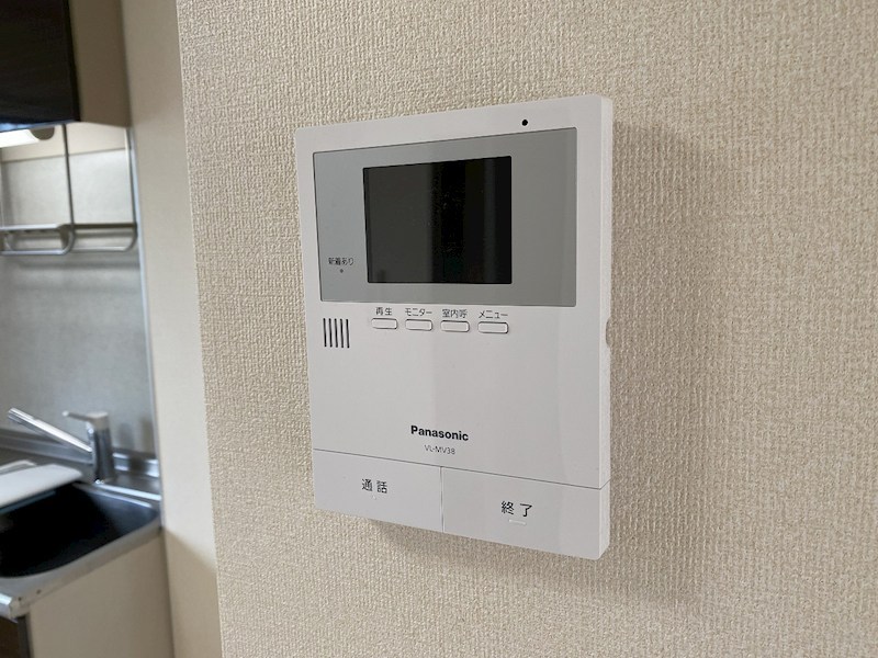セキュリティ　モニター付きインターホン