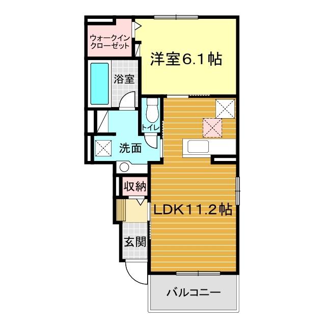 サニーホームの間取り写真