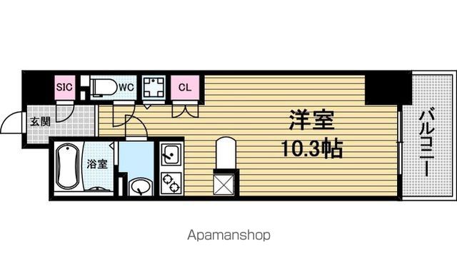 セイワパレス大手前西の間取り写真
