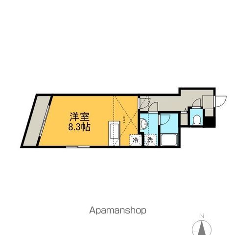 ＪＲ横浜線 橋本駅 徒歩3分 5階建 築21年の間取り写真