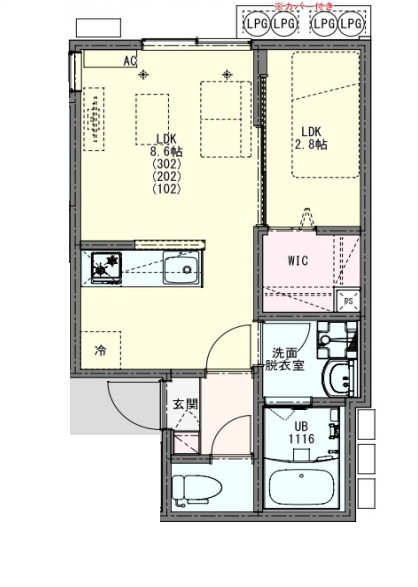 KEIAI RESIDENCE ひばりヶ丘の間取り写真
