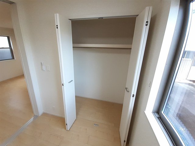 収納　たっぷりとした収納スペースです