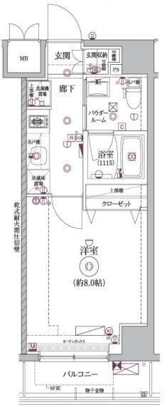 RELUXIA両国緑4丁目の間取り写真