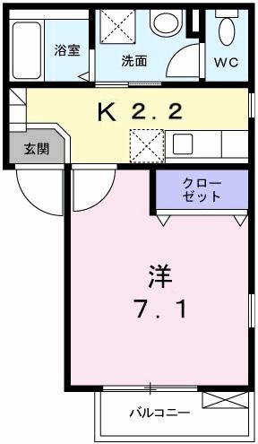 オンフォレストの間取り写真