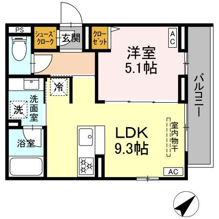ジェルベーラ東柏ケ谷の間取り写真
