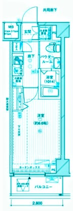 東急池上線 長原駅 徒歩4分 10階建 築16年の間取り写真