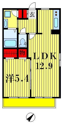 クレストKの間取り写真