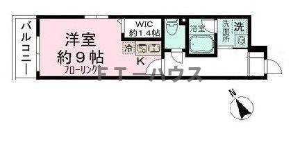 レオ伍拾八番館の間取り写真