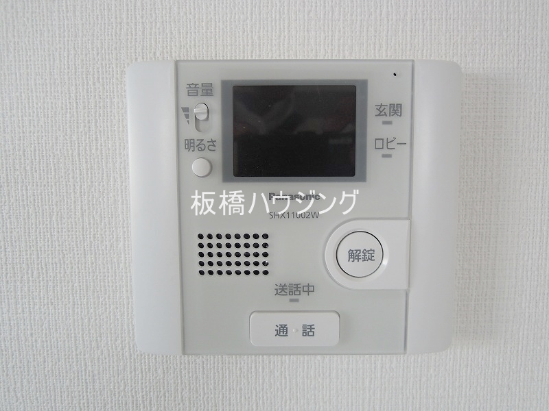 セキュリティ　モニター付きインターホン
