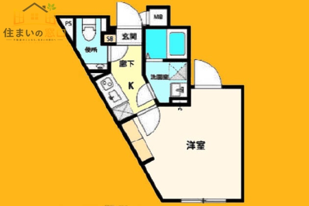Sky Rainbow KAMITAKADAの間取り写真