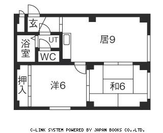 ハーベスト１９　Ａの間取り