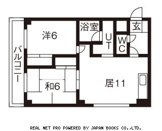 シャルムあをき平岸の間取り