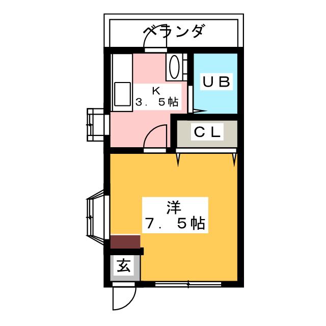 サンパレス浅田の間取り