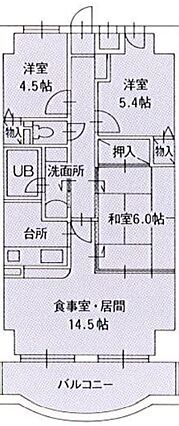 【手柄アートスカイハイツの間取り】