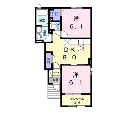 フォレストT・H IIの間取り