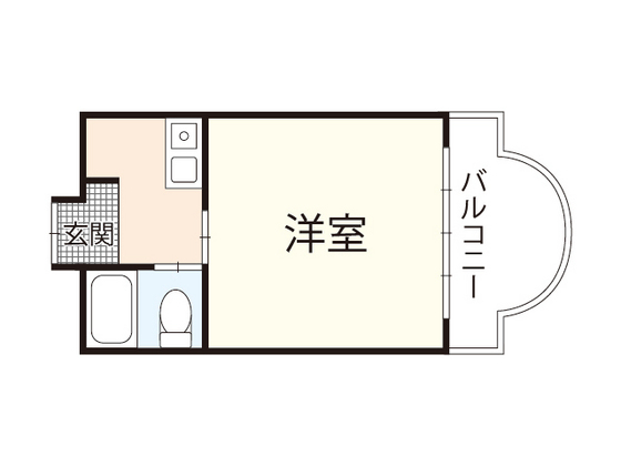 パラドール五日市中央の間取り