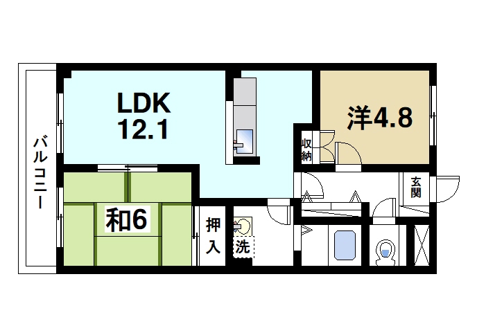 エスポアメゾンの間取り