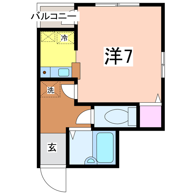 サンハイム関新の間取り