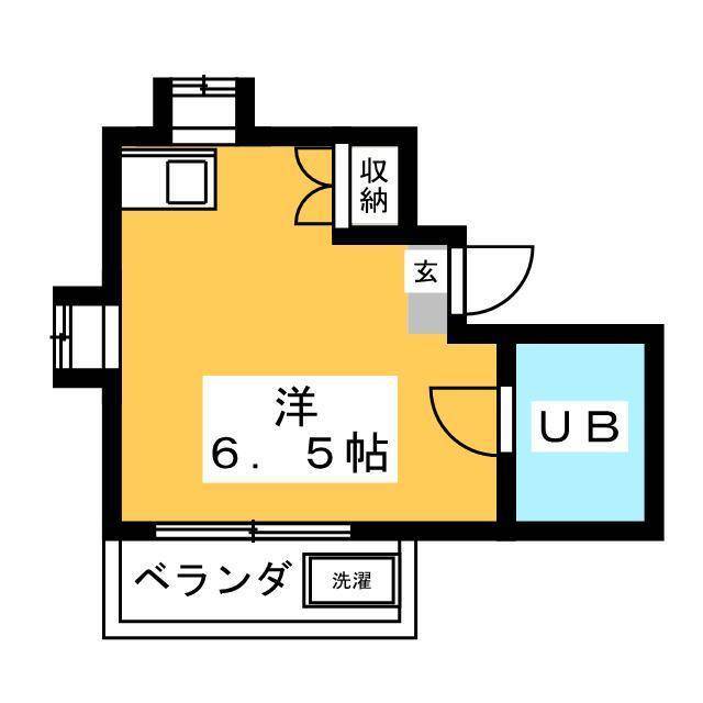 コーポさがのの間取り