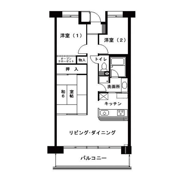 ロイヤルエイトコートIIの間取り