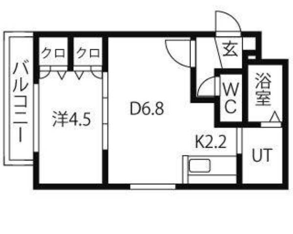 ルーエ北円山の間取り