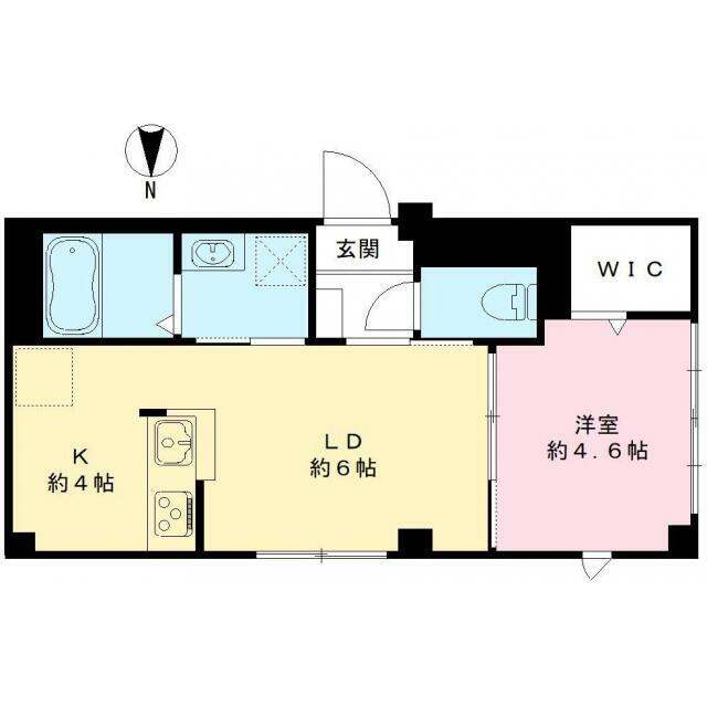 杉並区井草のマンションの間取り