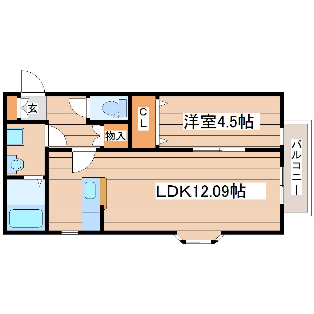 ウエストパークTSの間取り