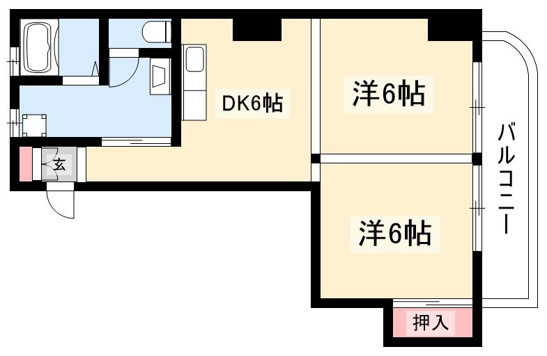 プレズ名古屋徳川の間取り