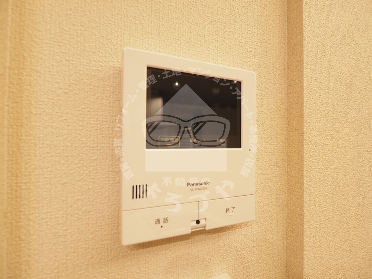 セキュリティ　顔の確認ができてから開錠できる安心のモニターフォンです