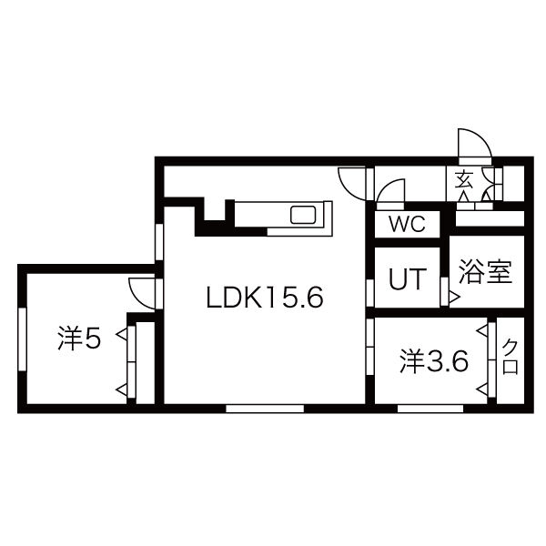 Alivis東区役所前の間取り