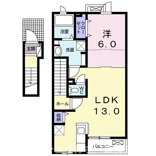 【イル　アジュールの間取り】