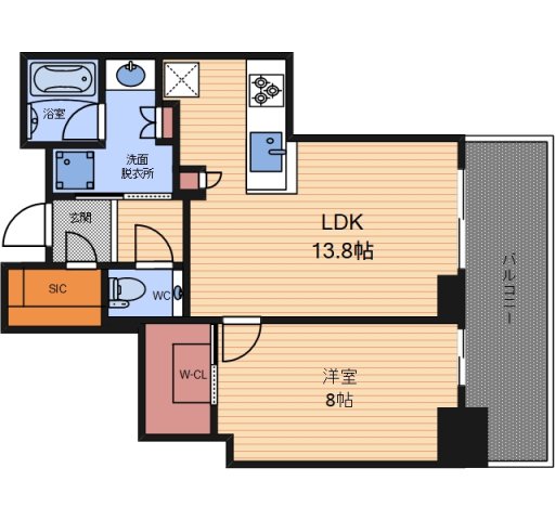 グランドメゾン新梅田タワー THE CLUB RESIDENCEの間取り