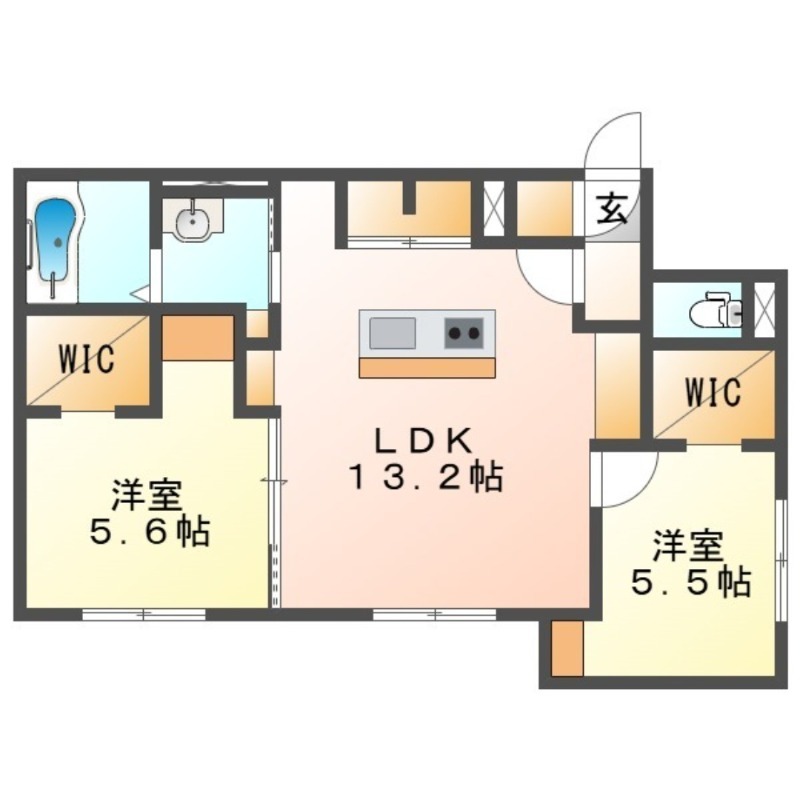 新築　宮の沢3条4丁目　R-finoの間取り