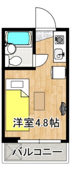 広島市中区西十日市町のマンションの間取り