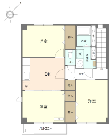 シャルマンの間取り