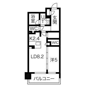 ローレルアイ名駅東の間取り