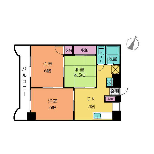 アシスト第３沼津マンションの間取り