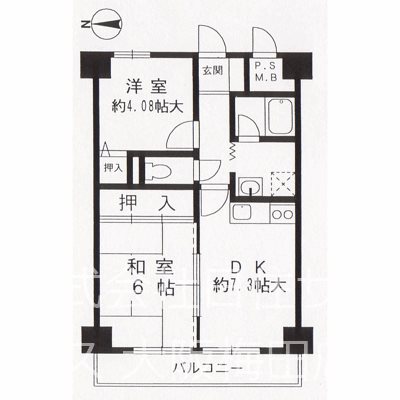 ダイアパレス谷町第3の間取り