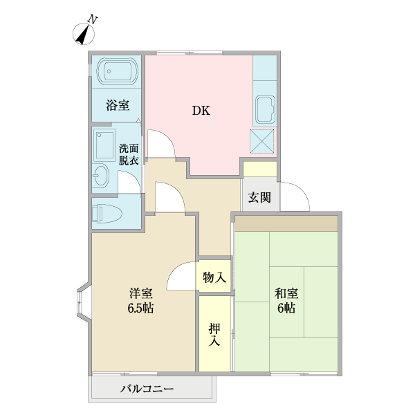 シャルム勝田台の間取り