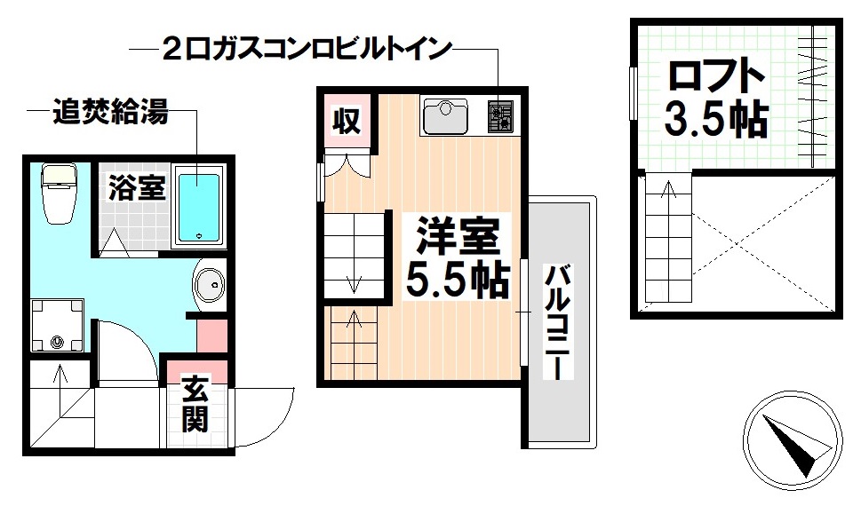 【ル　サブールの間取り】