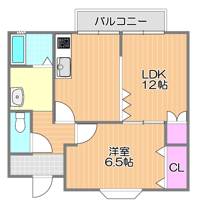 メゾン桜3号棟の間取り