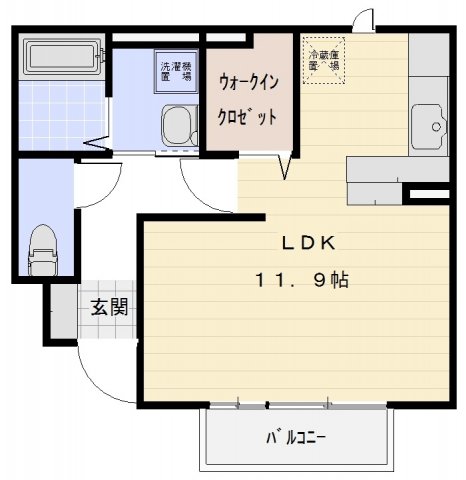 エスポワール高崎の間取り