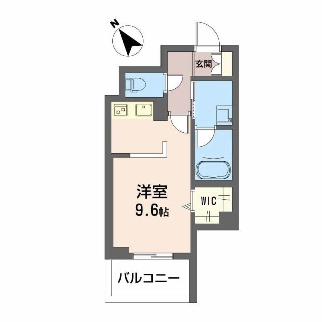 広島市南区南蟹屋のマンションの間取り