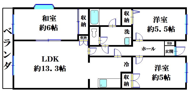 ＫＯＤＡグランデの間取り