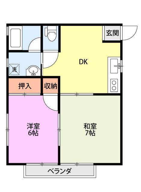 グリーンヒルサクラの間取り